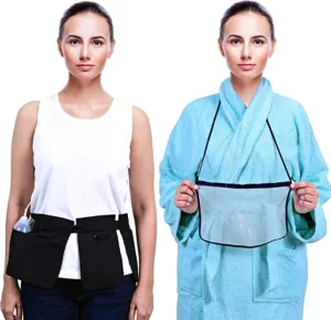 Inspired Comforts Mastectomy and Post Surgery Drain Care Belt and Shower Pouch at Amazon