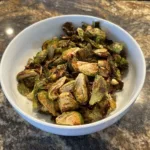 Hot Honey Balsamic Roasted Brussels Sprouts