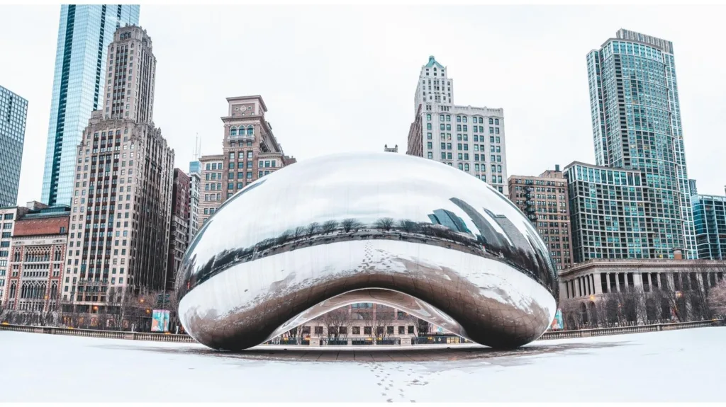 The Bean in Millenium Park in Chicago Illinois - What to Do in Chicago
