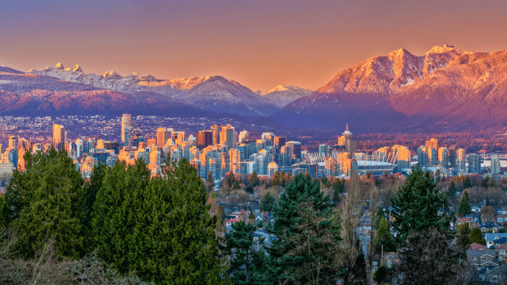 Vancouver British Columbia Skyline
