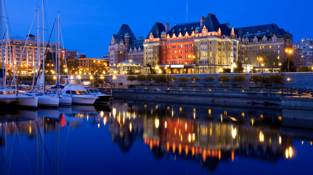 Moving to Canada from US: Victoria, BC Inner Harbor in Canada