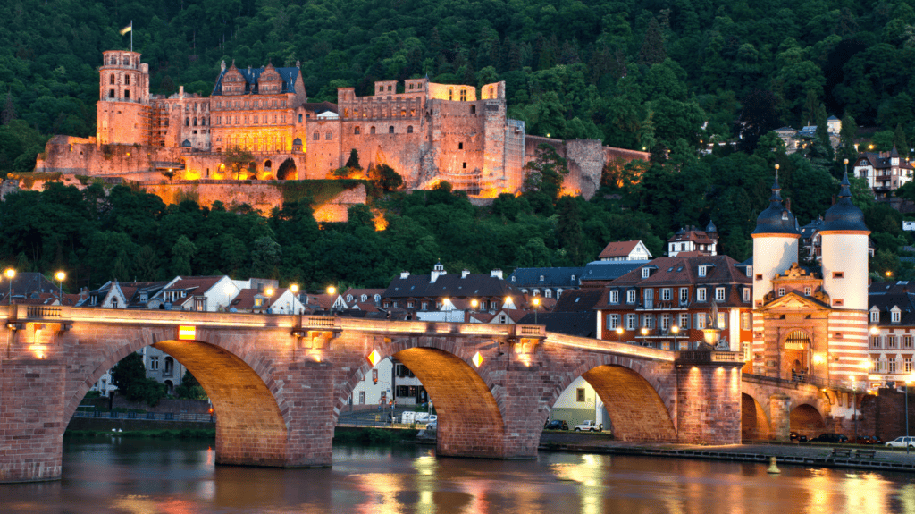 Moving to Germany from USA: Heidelberg Castle over the city of Heidelberg